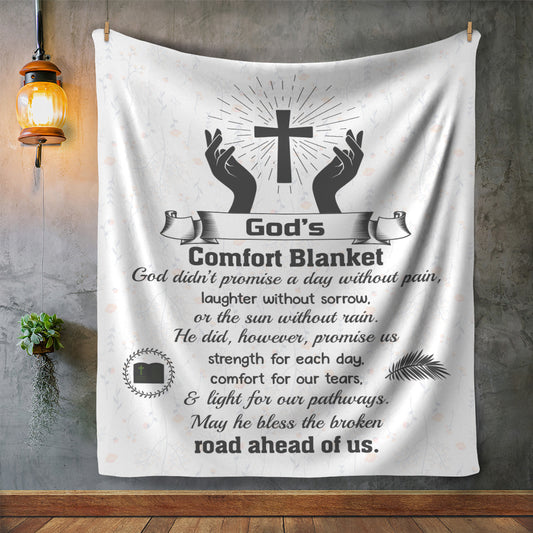 God's Comfort Fleece Blanket