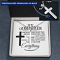 To My Godfather | Personalized Cross Necklace