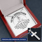 To My Godfather | Personalized Cross Necklace