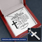 To My Godfather | Personalized Cross Necklace