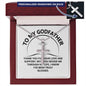 To My Godfather | Personalized Cross Necklace