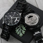 Class of 2024 | Congratulations | Engraved Design Black Chronograph Watch