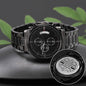 Happy Valentine's Day | I Love You With All My Heart | Engraved Design Black Chronograph Watch