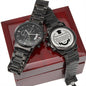 Happy Graduation Day | Engraved Design Black Chronograph Watch