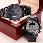 Class of 2024 | Congratulations | Engraved Design Black Chronograph Watch
