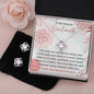 To My Dearest Soulmate | I Love You Always & Forever | The Love Knot Earring & Necklace Set