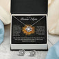 To My Bonus Mom | Family Isn't Always Blood | The Love Knot Earring & Necklace Set