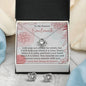 To My Dearest Soulmate | I Love You Always & Forever | The Love Knot Earring & Necklace Set