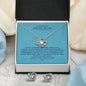 To My Future Mother-In-Law | Happy Mother's Day | Love Knot Necklace & Earring Set