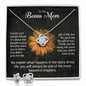 To My Bonus Mom | Family Isn't Always Blood | The Love Knot Earring & Necklace Set