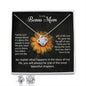To My Bonus Mom | Family Isn't Always Blood | The Love Knot Earring & Necklace Set