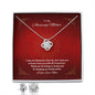 The Love Knot Necklace - To My Amazing Mother