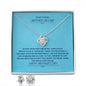To My Future Mother-In-Law | Happy Mother's Day | Love Knot Necklace & Earring Set