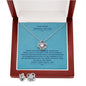 To My Future Mother-In-Law | Happy Mother's Day | Love Knot Necklace & Earring Set