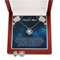 To My Adoptive Mom | The Love Knot Earring & Necklace Set