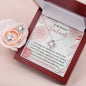 To My Dearest Soulmate | I Love You Always & Forever | The Love Knot Earring & Necklace Set