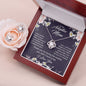 To My Adoptive Mom | I Love You | The Love Knot Earring & Necklace Set
