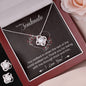 To My Soulmate | The Love Knot Earring & Necklace Set