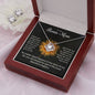 To My Bonus Mom | Family Isn't Always Blood | The Love Knot Earring & Necklace Set