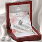 To My Dearest Soulmate | I Love You Always & Forever | The Love Knot Earring & Necklace Set