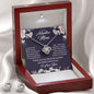 To My Adoptive Mom | I Love You | The Love Knot Earring & Necklace Set