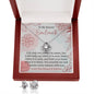 To My Dearest Soulmate | I Love You Always & Forever | The Love Knot Earring & Necklace Set