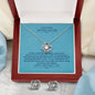 To My Future Mother-In-Law | Happy Mother's Day | Love Knot Necklace & Earring Set