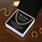 To My Father-In-Law | Cuban Link Chain