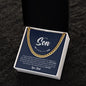 To My Son | I'm Proud To Be Your Father | Cuban Link Chain