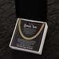 To My Bonus Son | I Love You Always & Forever | Cuban Link Chain