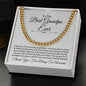 To The Best Grandpa Ever | Thank You For Being So Awesome | Cuban Link Chain
