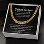 To My Father-In-Law | Cuban Link Chain
