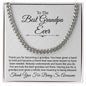 To The Best Grandpa Ever | Thank You For Being So Awesome | Cuban Link Chain