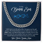 TO My Bonus Son | Love Your Bonus Mom | Cuban Link Chain