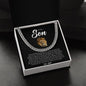 To My Son | Love Dad | Cuban Link Chain