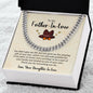 To My Father-In-Law | Cuban Link Chain