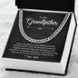 To My Grandfather | I Love You | Cuban Link Chain