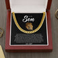 To My Son | Love Dad | Cuban Link Chain