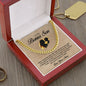 To My Bonus Son | Love Mom | Cuban Link Chain