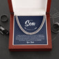To My Son | I'm Proud To Be Your Father | Cuban Link Chain