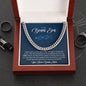 TO My Bonus Son | Love Your Bonus Mom | Cuban Link Chain