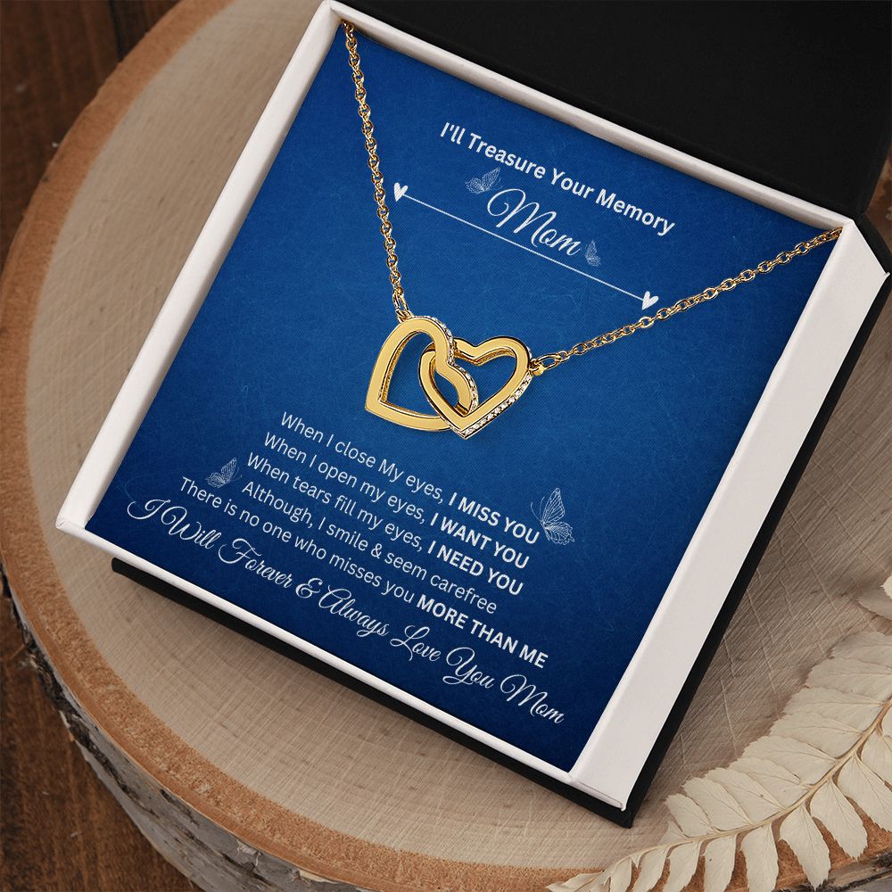I'll Treasure Your Memory | Mom | Interlocking Hearts