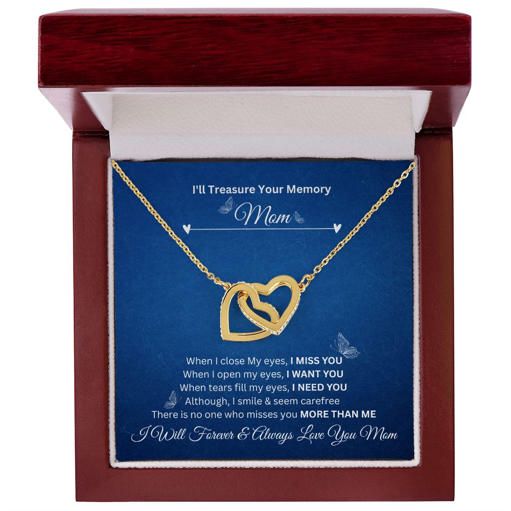 I'll Treasure Your Memory | Mom | Interlocking Hearts