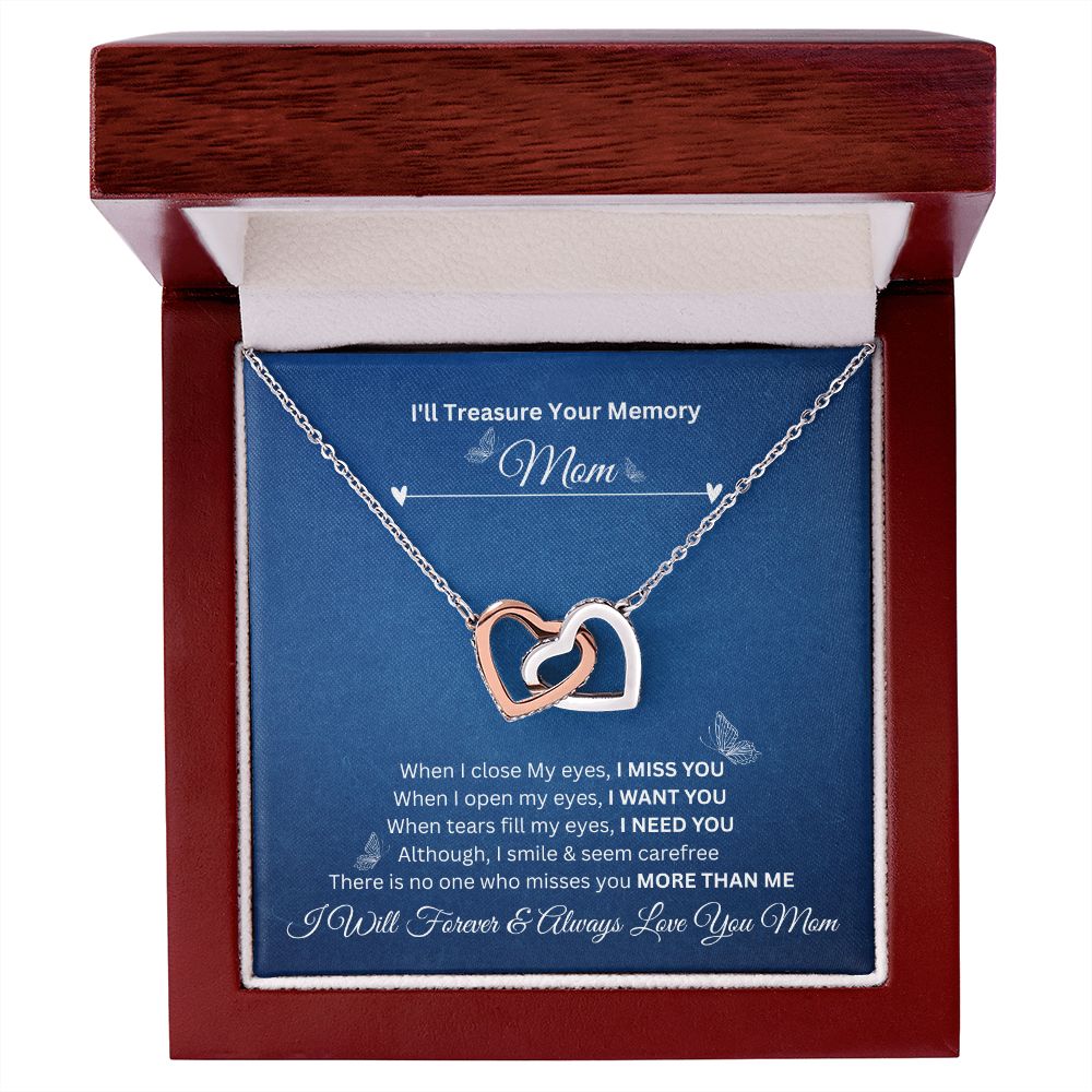 I'll Treasure Your Memory | Mom | Interlocking Hearts