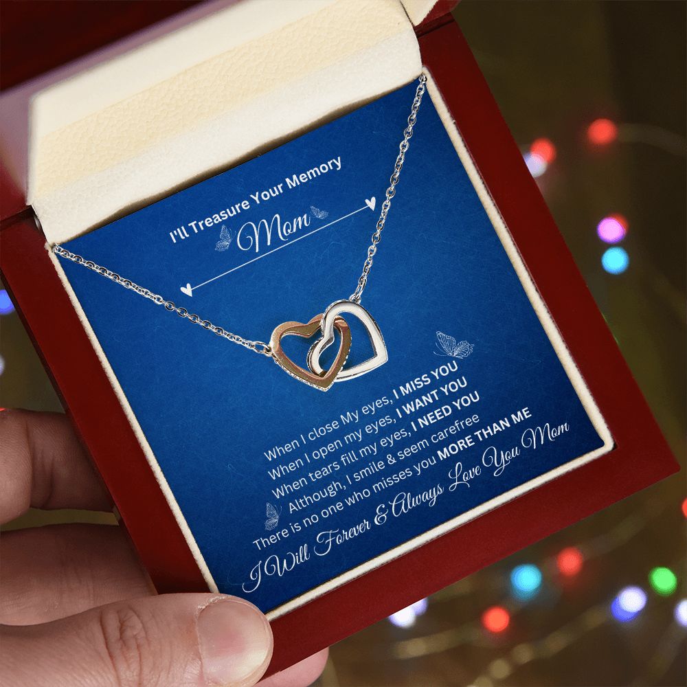 I'll Treasure Your Memory | Mom | Interlocking Hearts