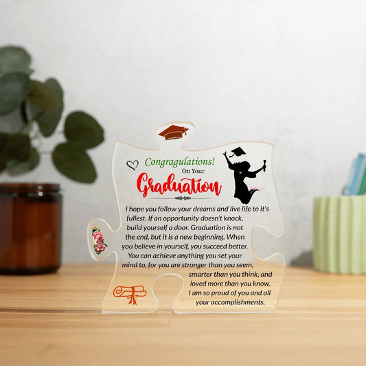 Graduation | Congratulations | Puzzle Plaque