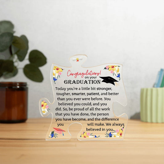 Congratulations On Your Graduation | Puzzle Acrylic Plaque