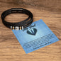 To My Stepped Up Dad | Love You Forever Bracelet