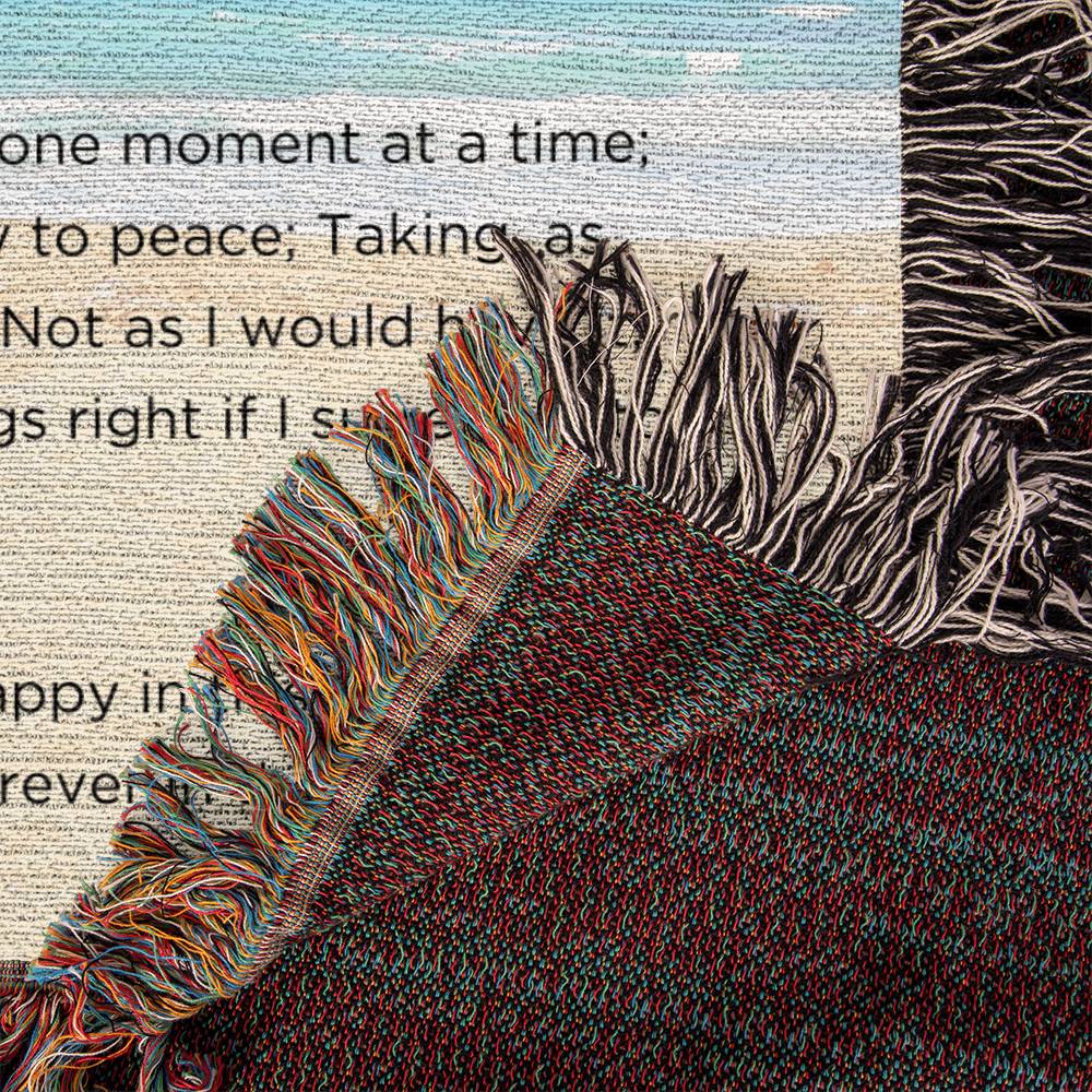 The Serenity Prayer Blanket