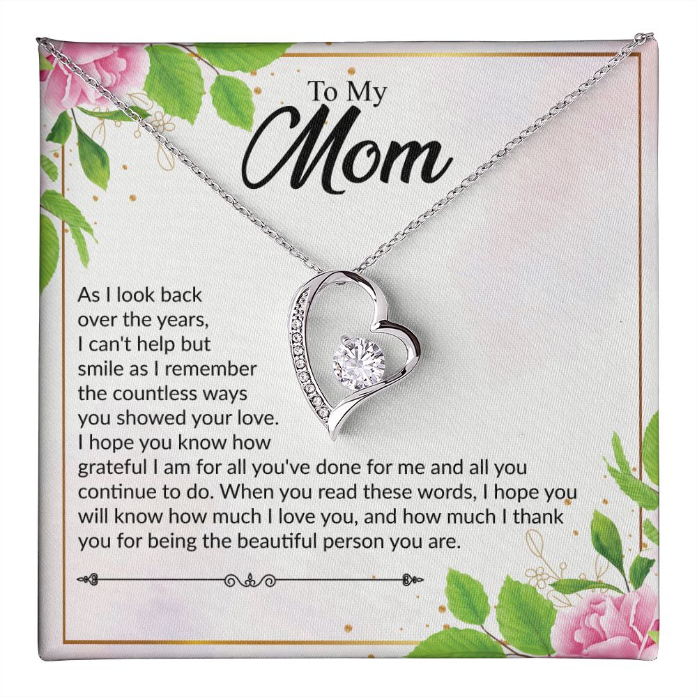 To My Mom | I Love You | The Dazzling Forever Love Necklace